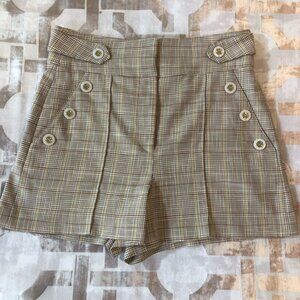 Veronica Beard Linen Pine Short